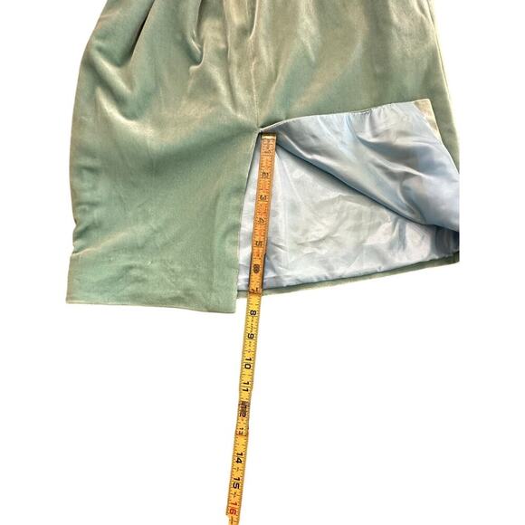 Zangtoi Women's Green & White Embroidered Sleeveless Shift Mini Dress Size - Picture 7 of 16